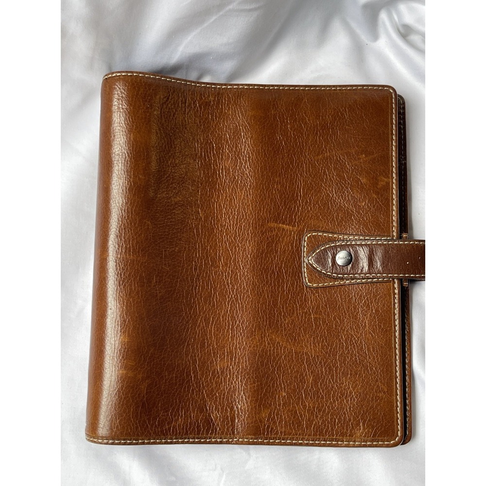 Filofax Malden Ochre A5 Leather Organizer Agenda Calendar Planner